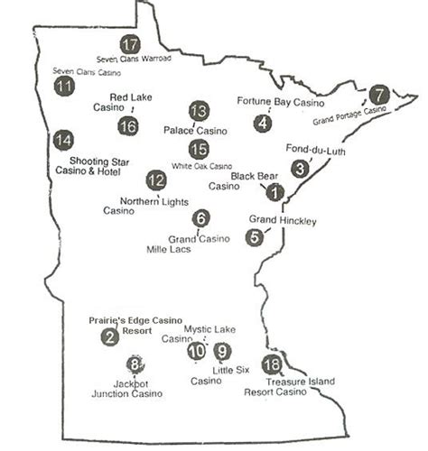 mn casinos list,casino in minnesota map